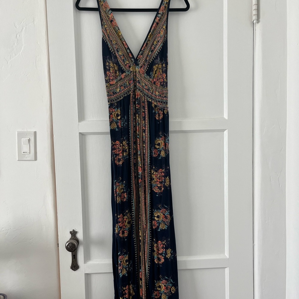 90’s Whimsigoth Boho Maxi Dress Size S